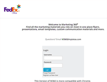 Tablet Screenshot of fedexsales.mytotus.com